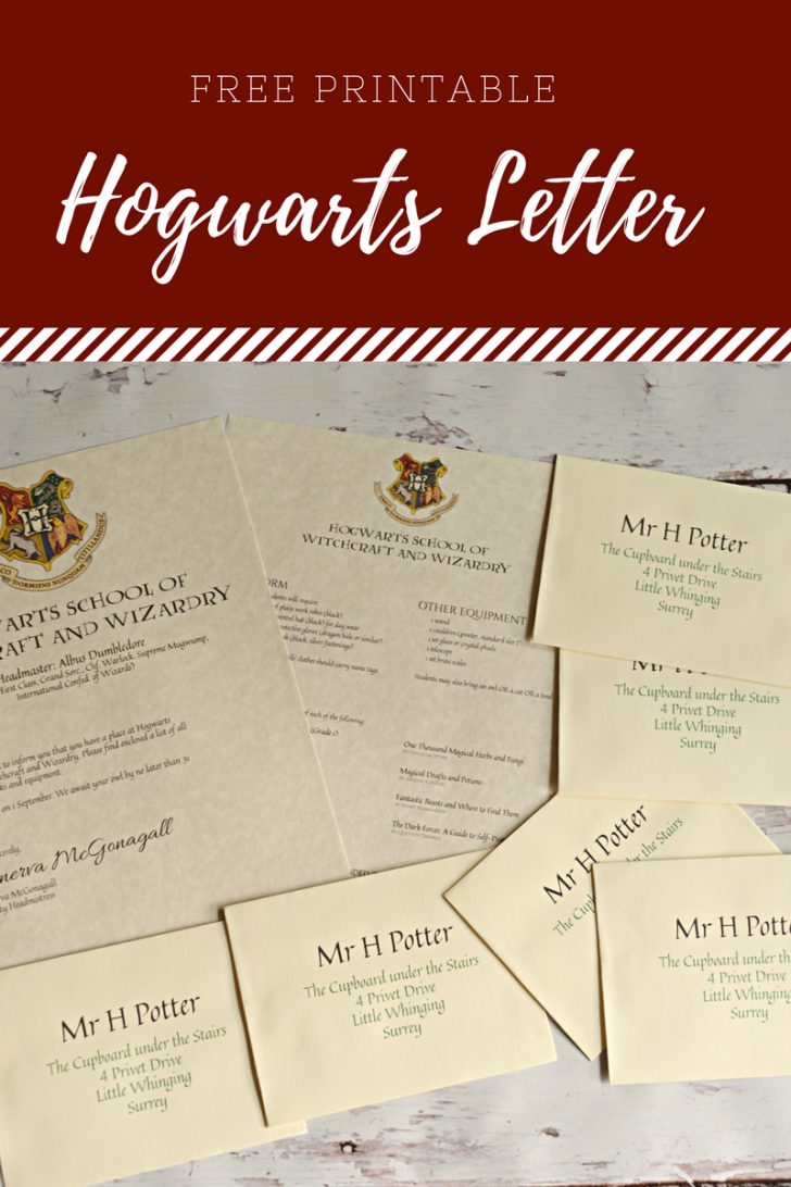 Harry Potter Printables Pdf Free