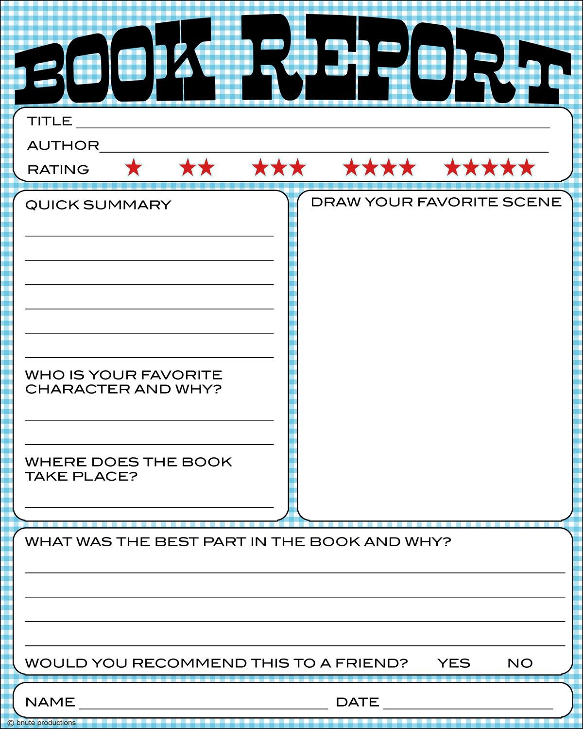 Free Printable Kids Book Report Worksheet | School Library | Book - Free Printable Books For 5Th Graders