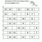 Free Printable Kindergarten Math Worksheets Counting Back In 1S To   Free Printable Kinder Math Worksheets