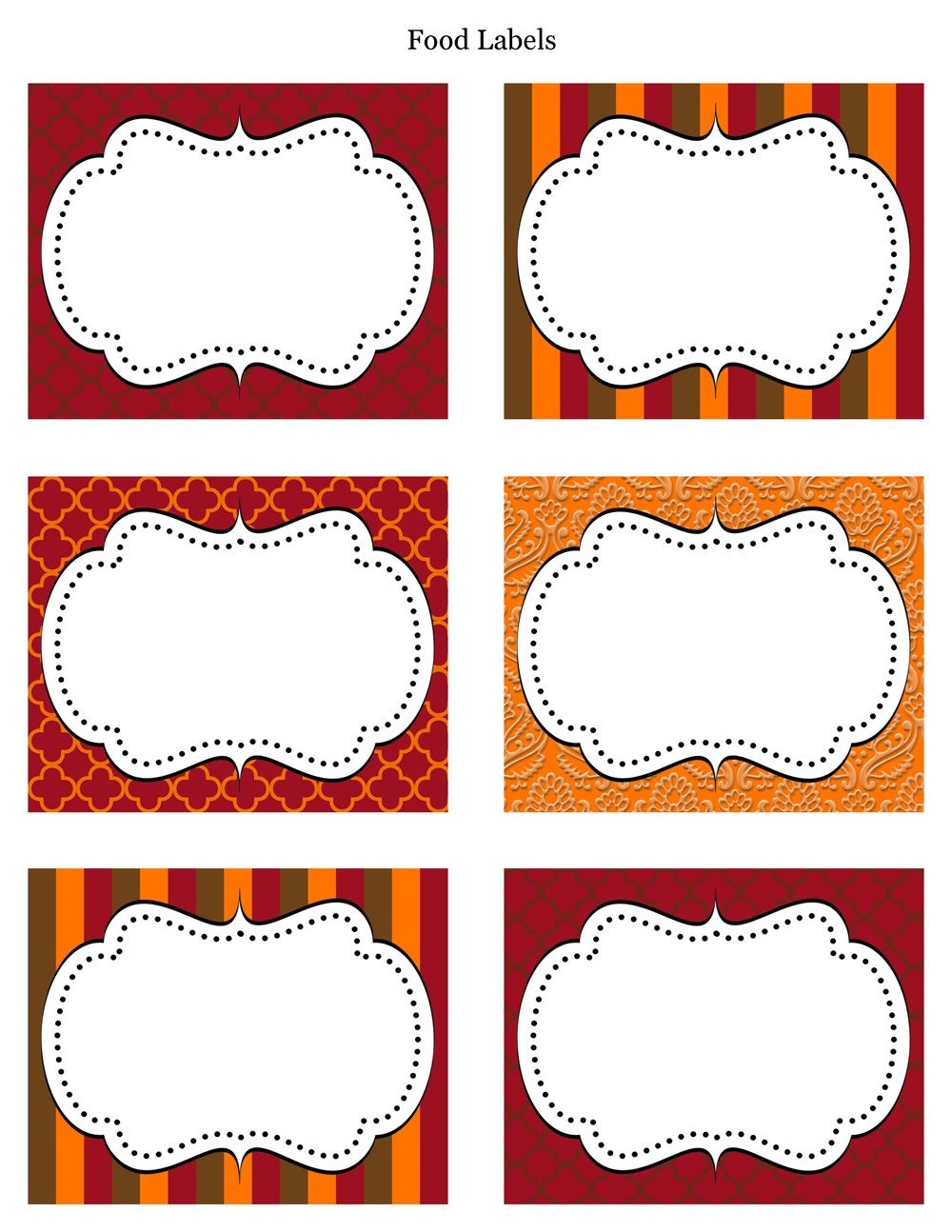 Fancy Labels Printable Free Free Printable