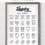 Free Printable Laundry Symbols Wall Art | Printables For Latter Day   Free Printable Laundry Room Signs