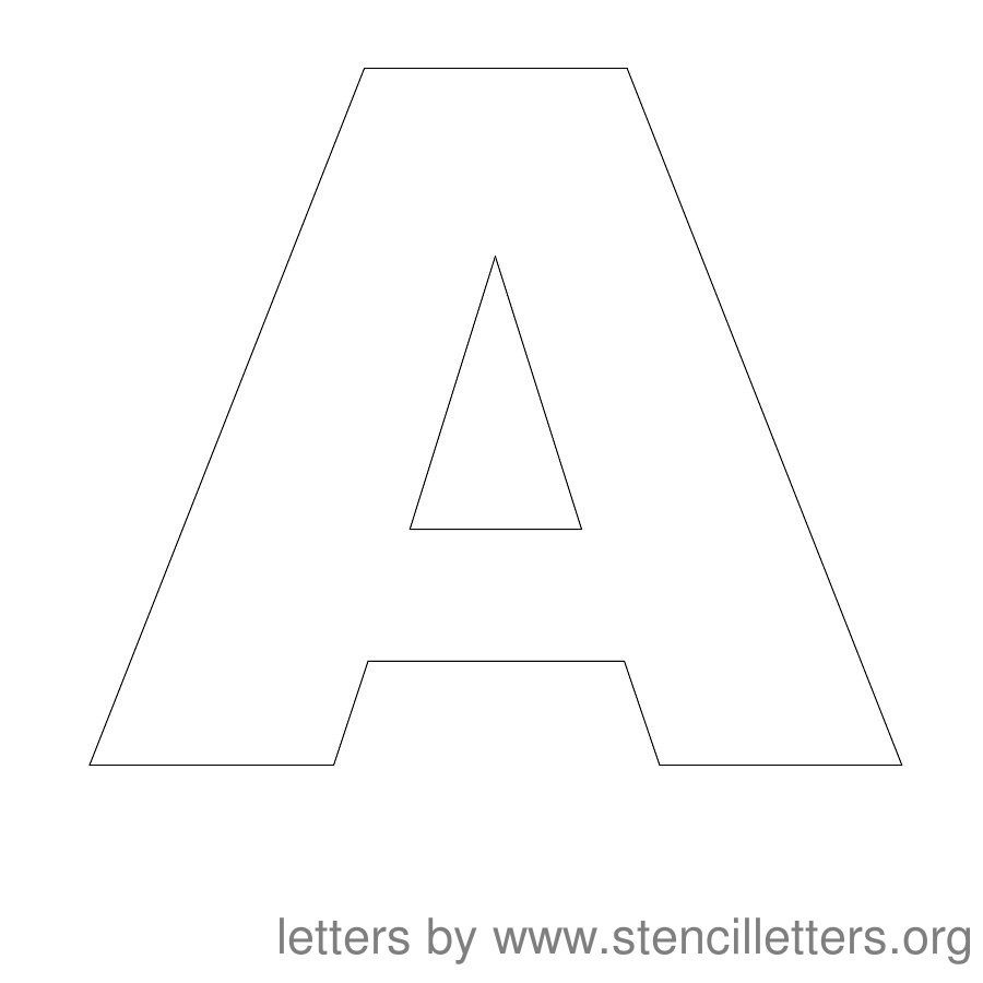 printable 3 inch letter stencils a z free printable stencils free