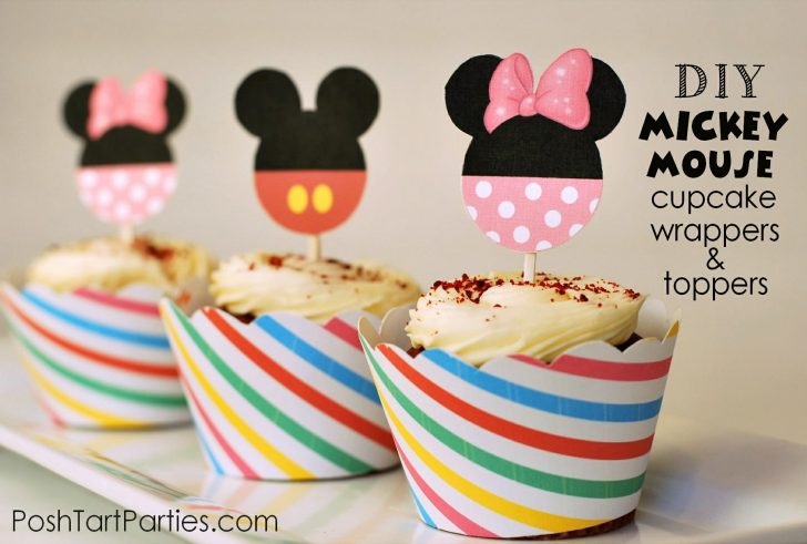 Free Printable Minnie Mouse Cupcake Wrappers