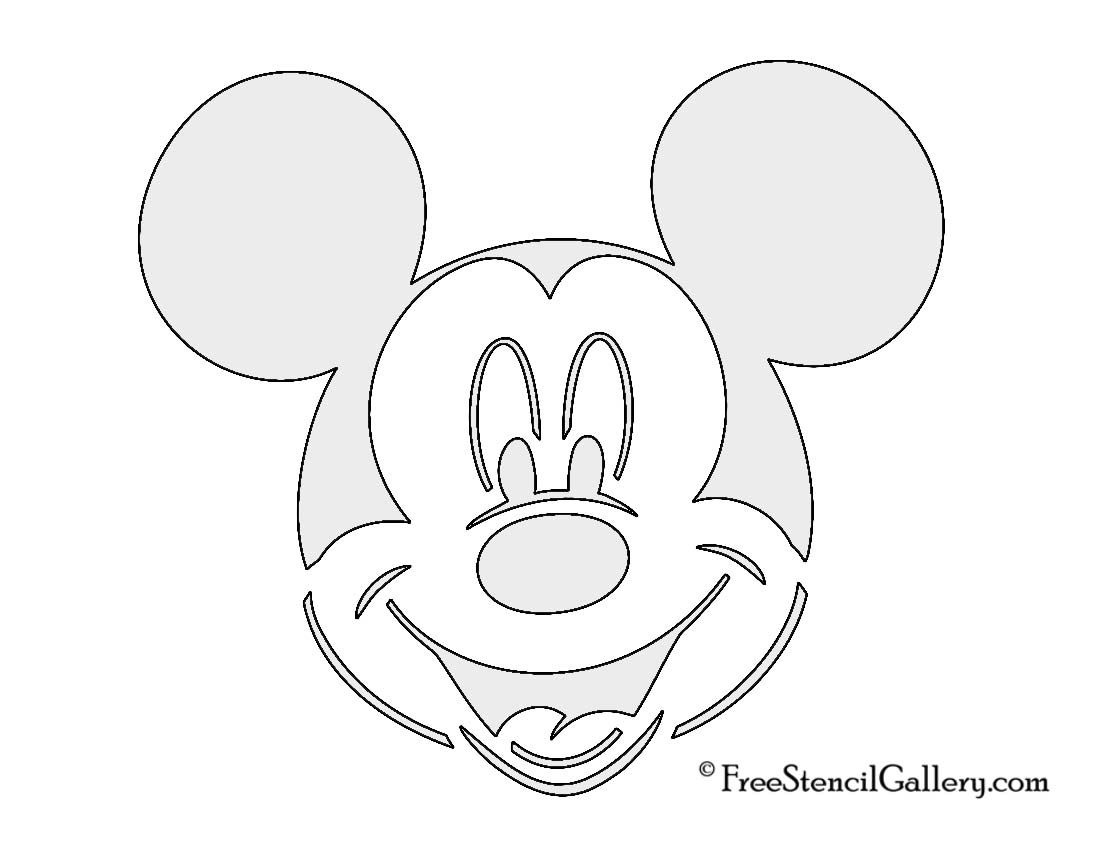 Free Printable Mickey Minnie Mouse Pumpkin Carving Stencils Patterns - Free Printable Mickey Mouse Template