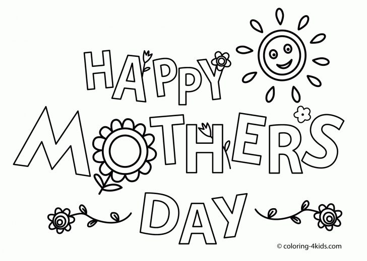Free Printable Mothers Day Coloring Sheets