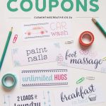 Free Printable Mother's Day Coupons To Make Mom's Day   Free Massage Coupon Printable