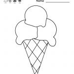 Free Printable National Ice Cream Day Worksheet For Kindergarten   Free Printable Ice Cream Worksheets