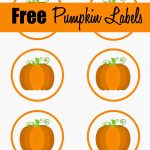 Free Printable Pumpkin Labels/cupcake Toppers | Craft Ideas/diy In   Free Pumpkin Printables