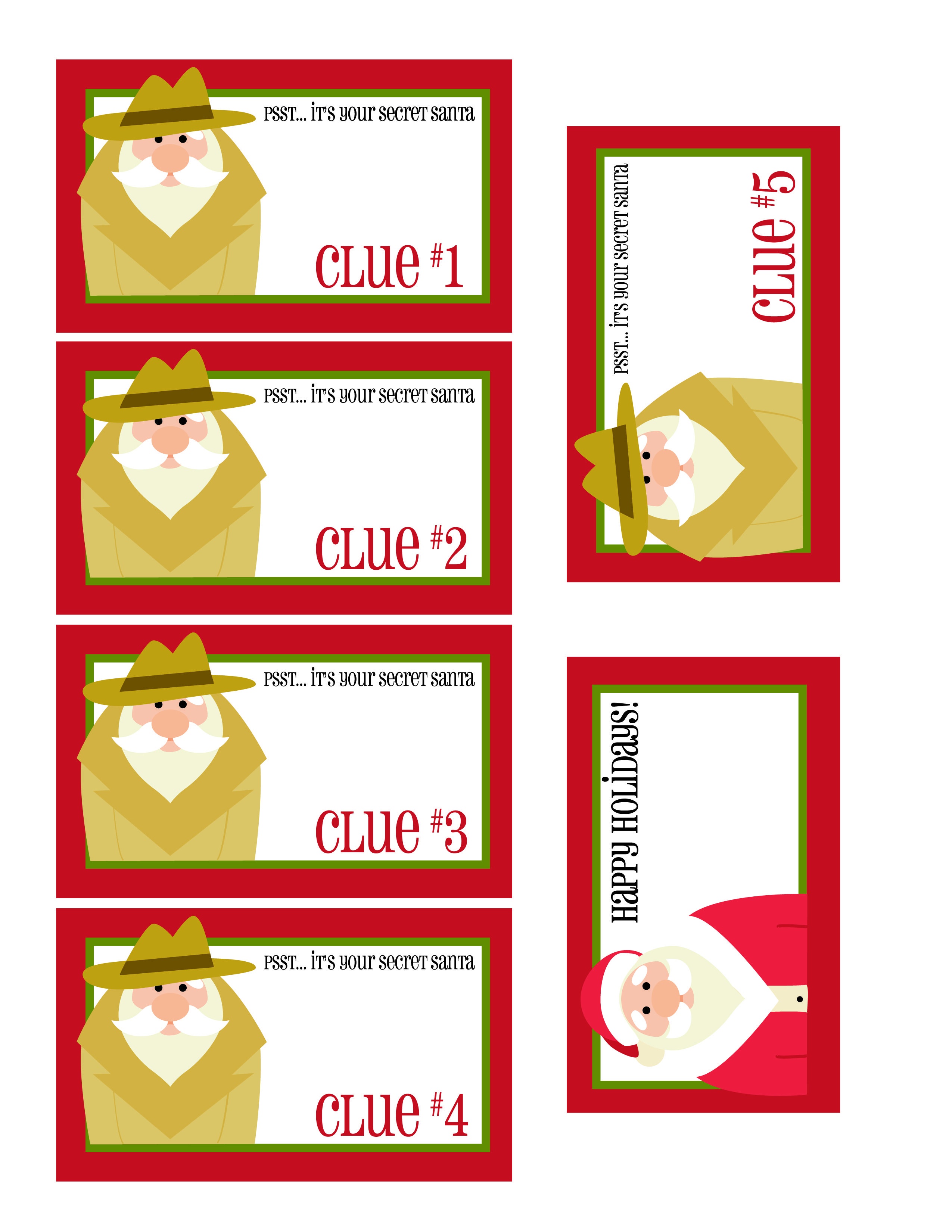 Free Printable Secret Santa Gift Tags Be The Best Secret Santa Ever - Santa Gift Tags Printable Free