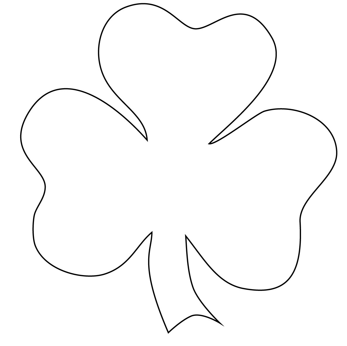 Shamrock Templates Printable