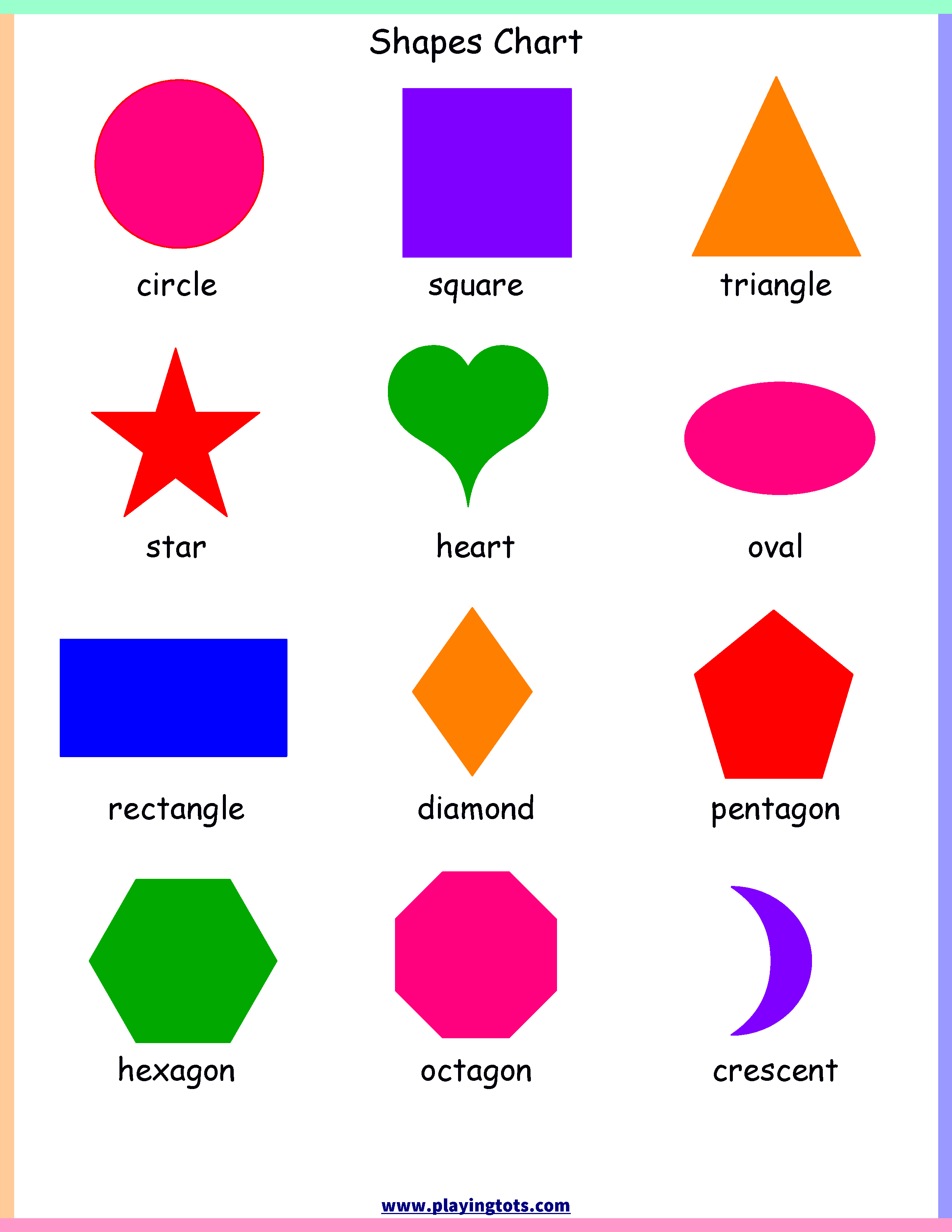 Shapes Worksheets For Preschool [Free Printables] Mary Martha Mama