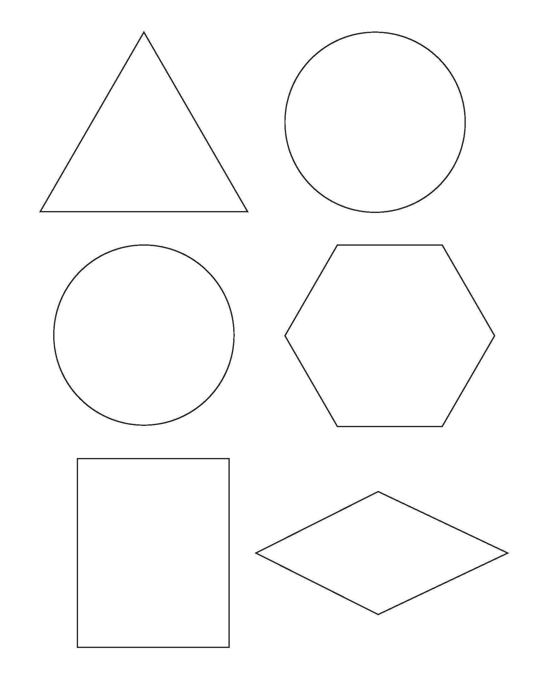 Printable Shapes To Cut