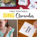 Free Printable Sing Inspired Charades Cards | Music And Movement   Free Printable Charades Cards