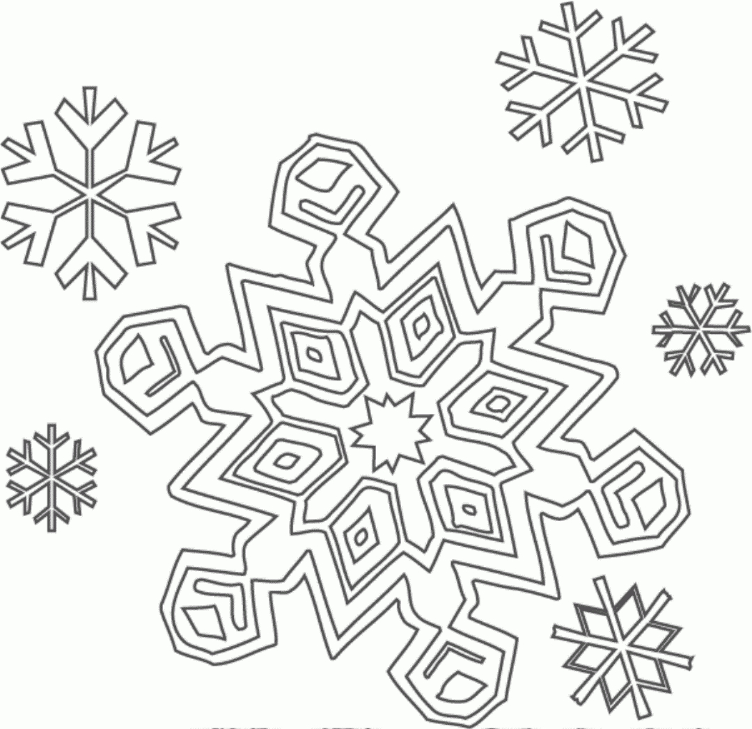 Free Printable Snowflake Coloring Pages For Kids - Free Snowflake Printable Coloring Pages