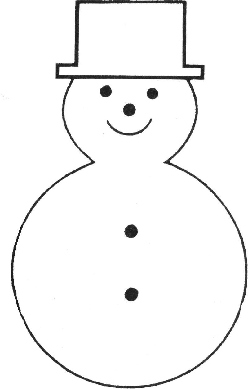 Free Printable Snowman Patterns