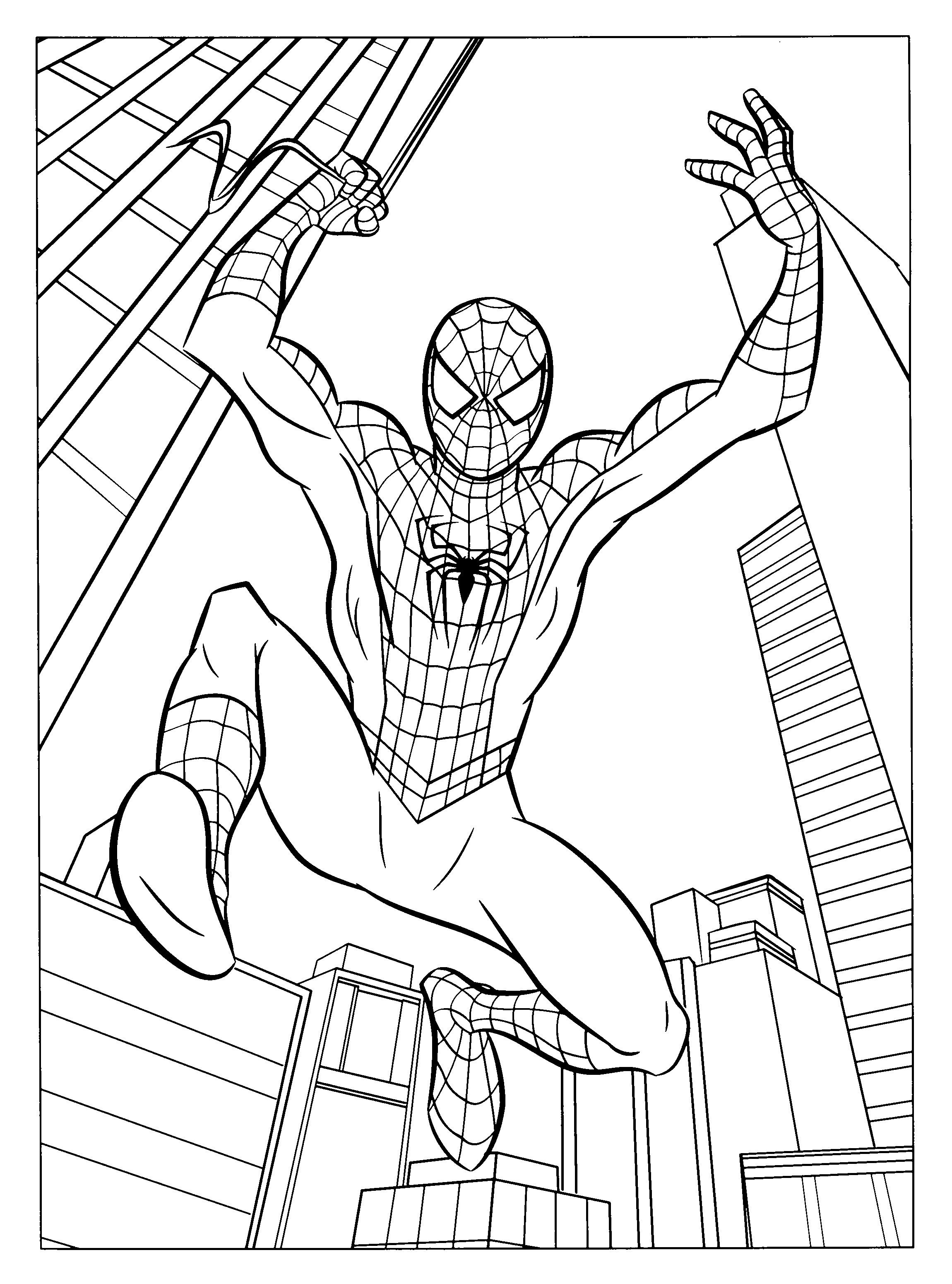 Free Printable Spiderman Coloring Pages For Kids   Free ...