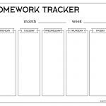 Free Printable Student Homework Planner Template   Paper Trail Design   Get Out Of Homework Free Pass Printable