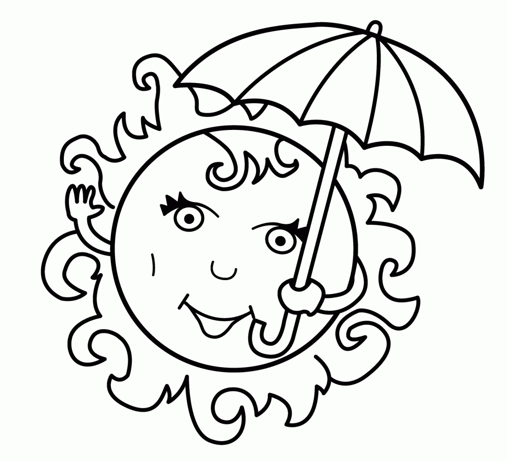 Free Printable Summer Coloring Pages - Coloring Pages For Kids - Summer Coloring Sheets Free Printable
