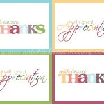 Free Printable "thank You" Cards #thanksgiving #giftofthanks | Oh   Free Printable Thank You Cards For Soldiers