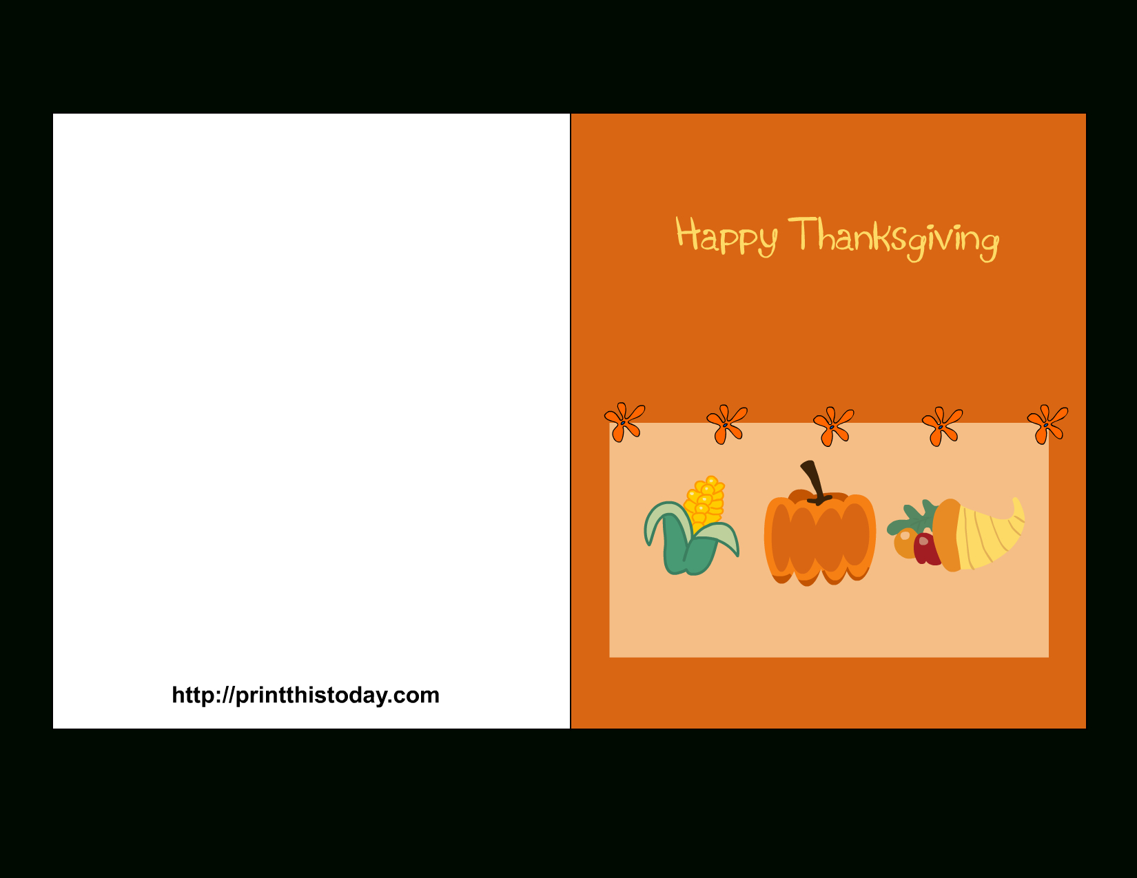 Free Printable Thanksgiving Cards - Free Printable Thanksgiving Cards