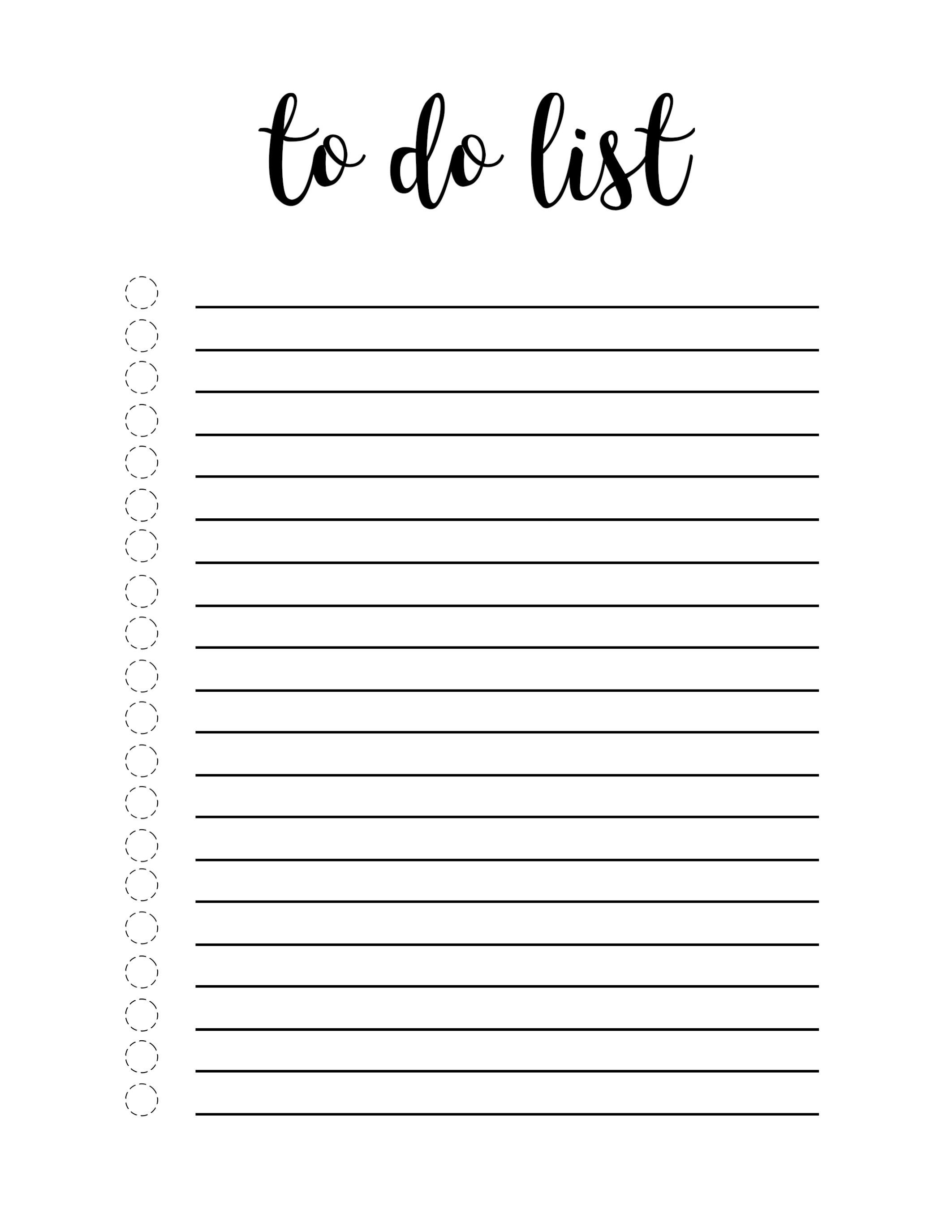 Free Printable To Do List Template | Keep It Together | Todo List - Free Printable List Paper