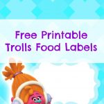 Free Printable Trolls Food Labels | Emis Bday | Trolls Birthday   Free Trolls Photo Booth Props Printable