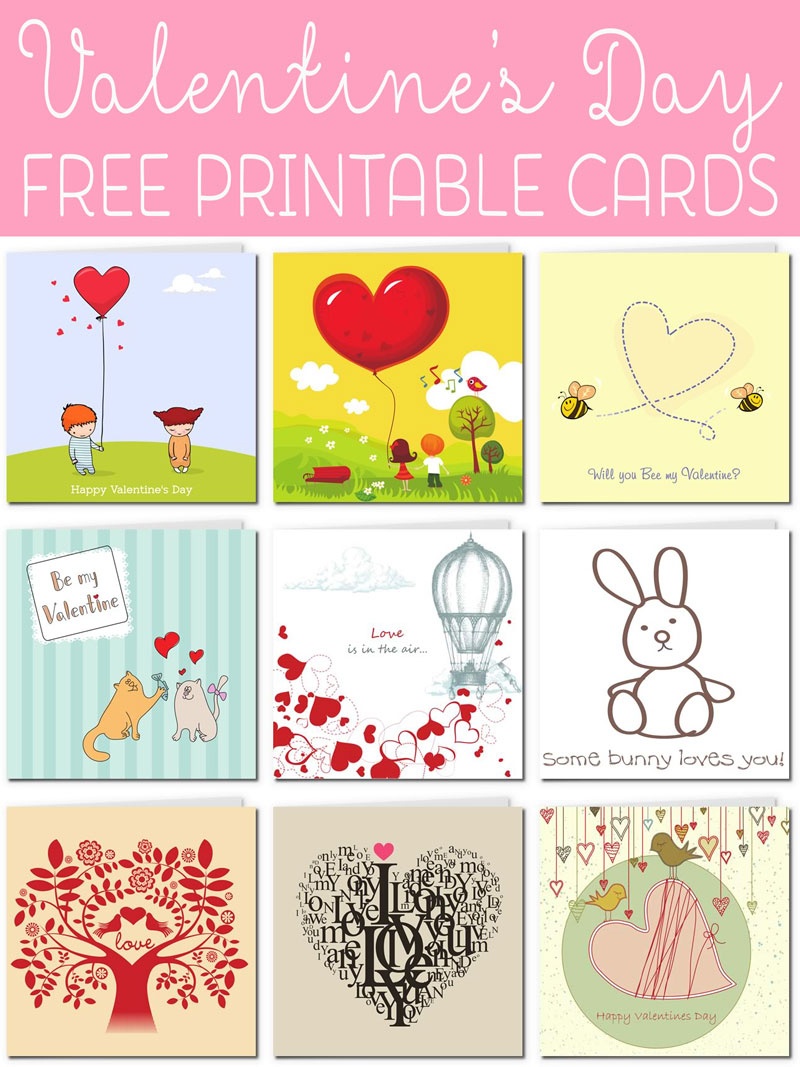 Free Printable Valentine Cards - Free Valentine Printables