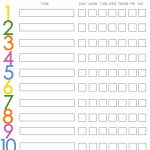 Free Printable Weekly Chore Charts   Free Printable Chore Charts For 10 Year Olds