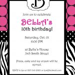 Free Printable Zebra Print Invitations Baby Shower | Emma | Free   Free Printable Pink Zebra Baby Shower Invitations
