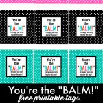 Free Printables: You're The Balm | Great Ideas   School And Teachers   Thank You Teacher Printables Free