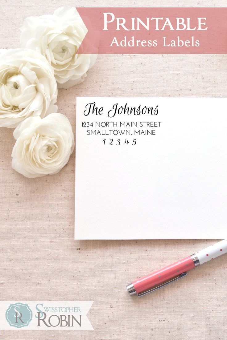 Free Return Address Labels. Beautiful And Elegant Printable Return - Free Printable Return Address Labels