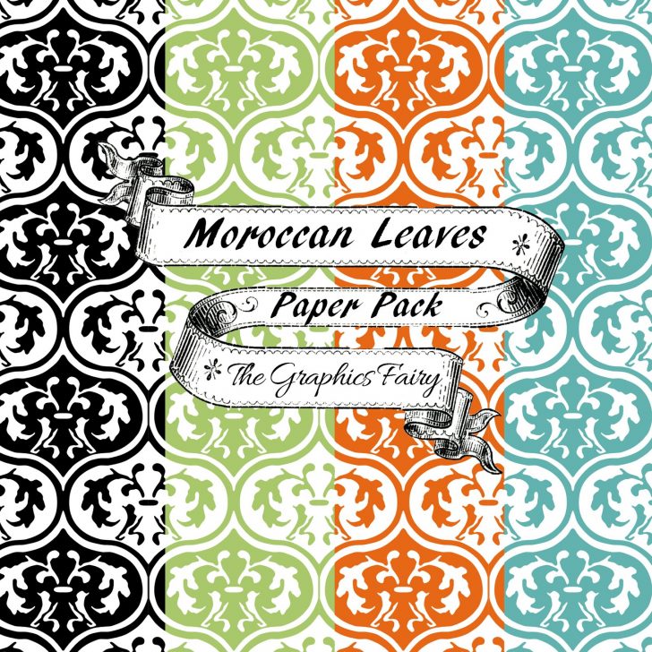 Free Printable Moroccan Pattern