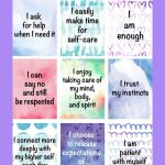 Free Self Care Ideas For Overwhelmed Moms (Plus Free Printable   Free Printable Affirmation Cards