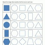 Free Shape Worksheets Kindergarten   Free Printable Shapes Worksheets