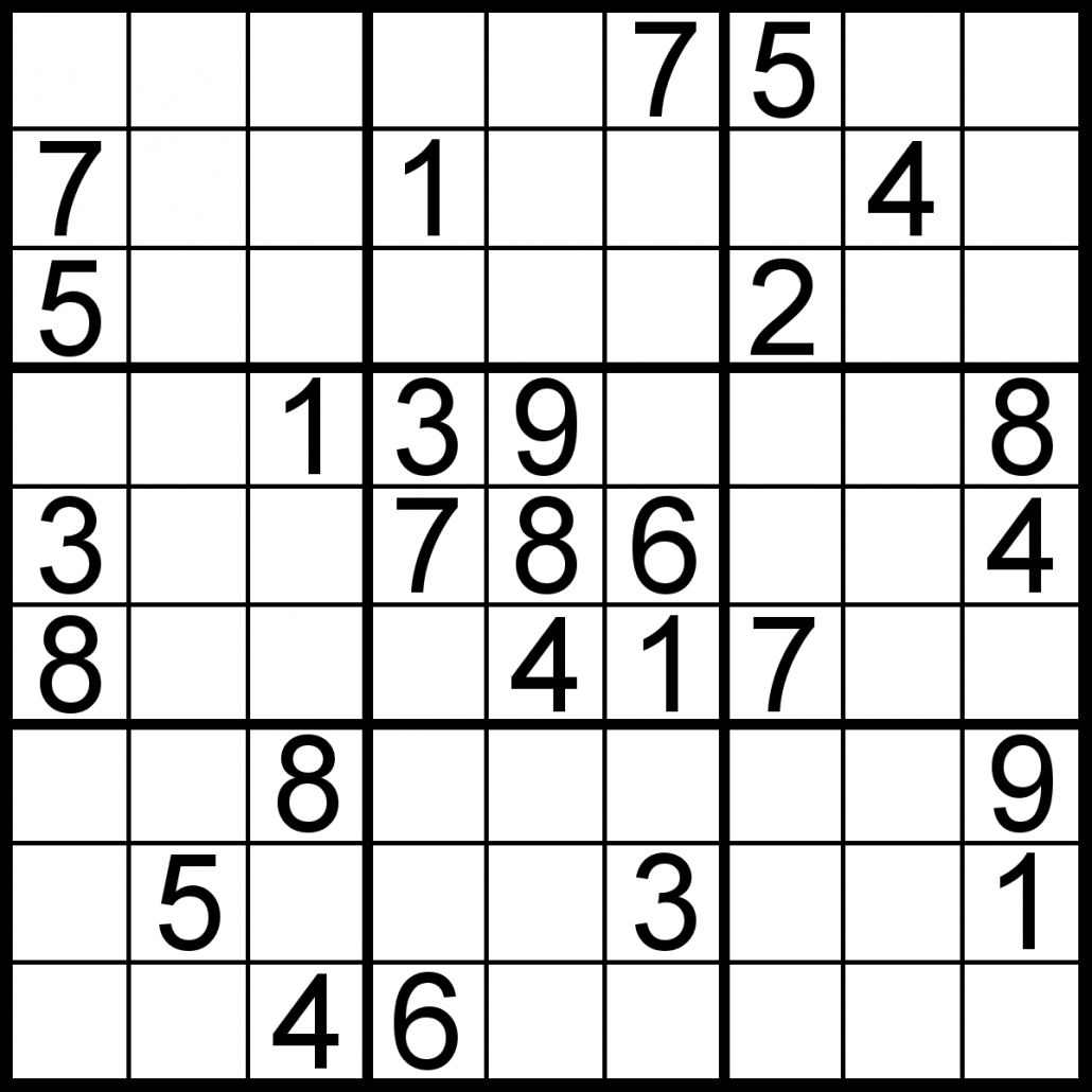 Free Sudoku For Your Local Publications! – Sudoku Of The Day - Free Printable Sudoku Easy