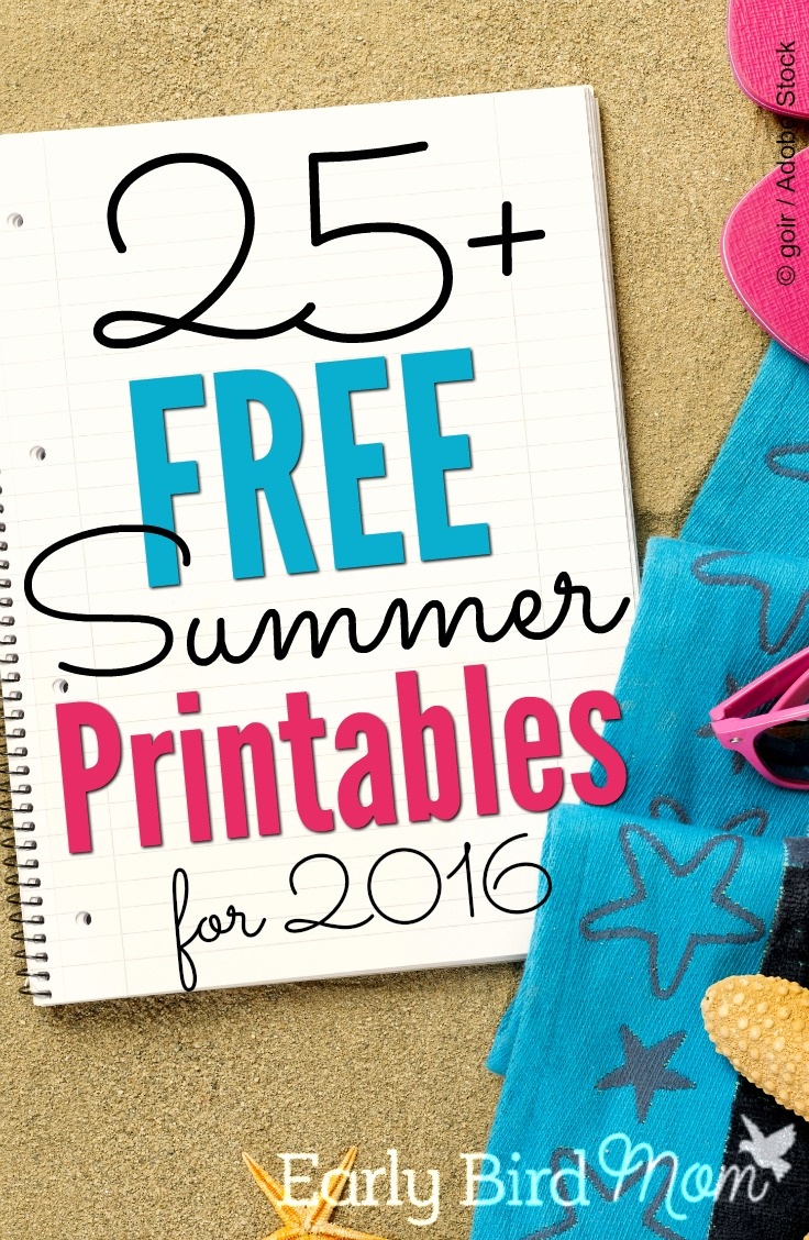 Free Summer Printables And Checklists For Families - Free Summer Printables