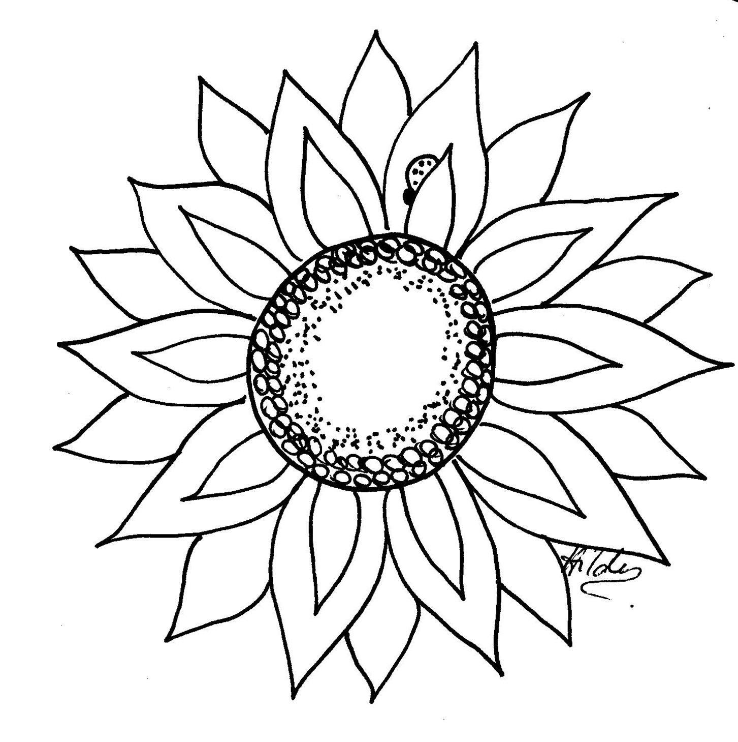 printable-cut-out-sunflower-template