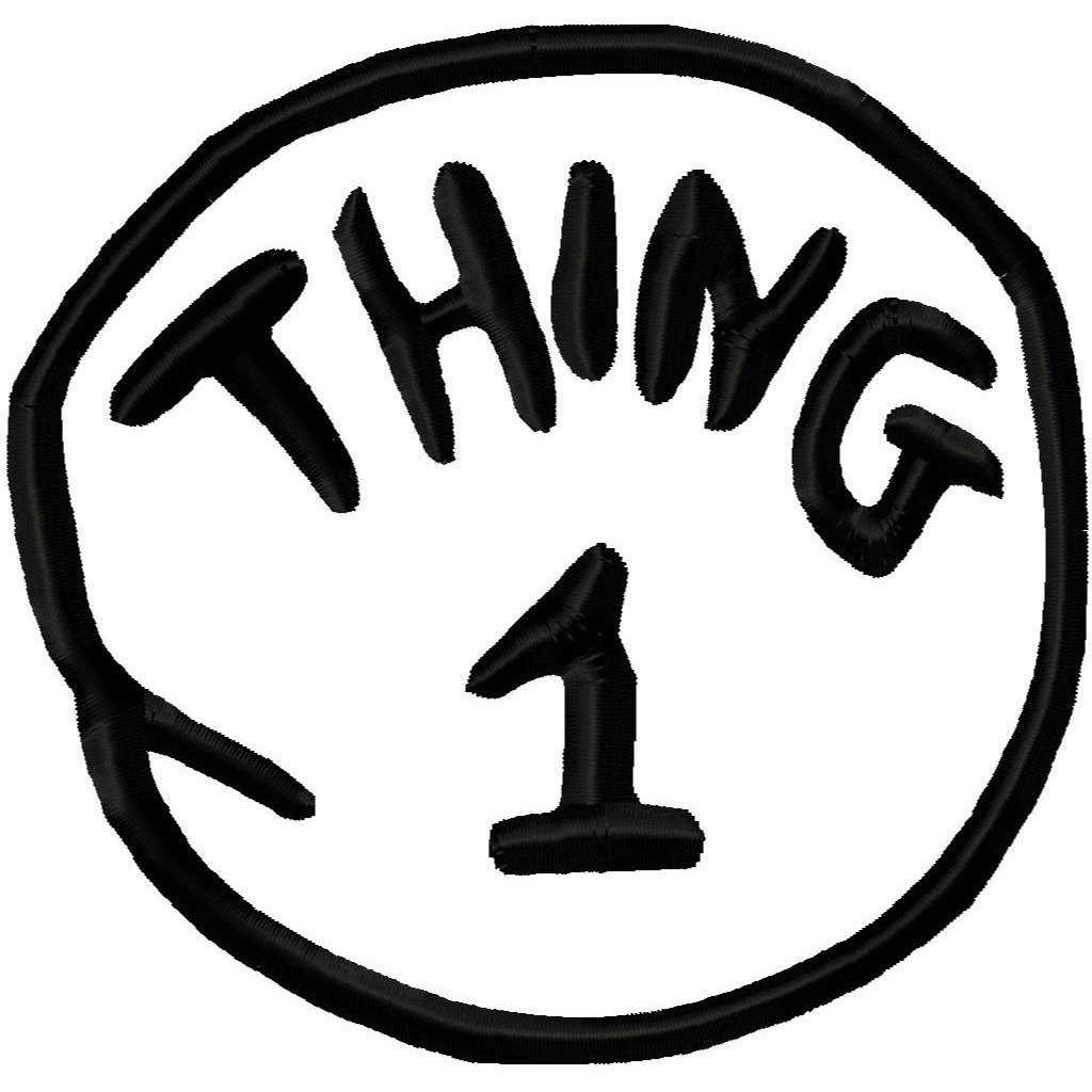 Free Thing 1 Cliparts, Download Free Clip Art, Free Clip Art On - Thing 1 Thing 2 Free Printables