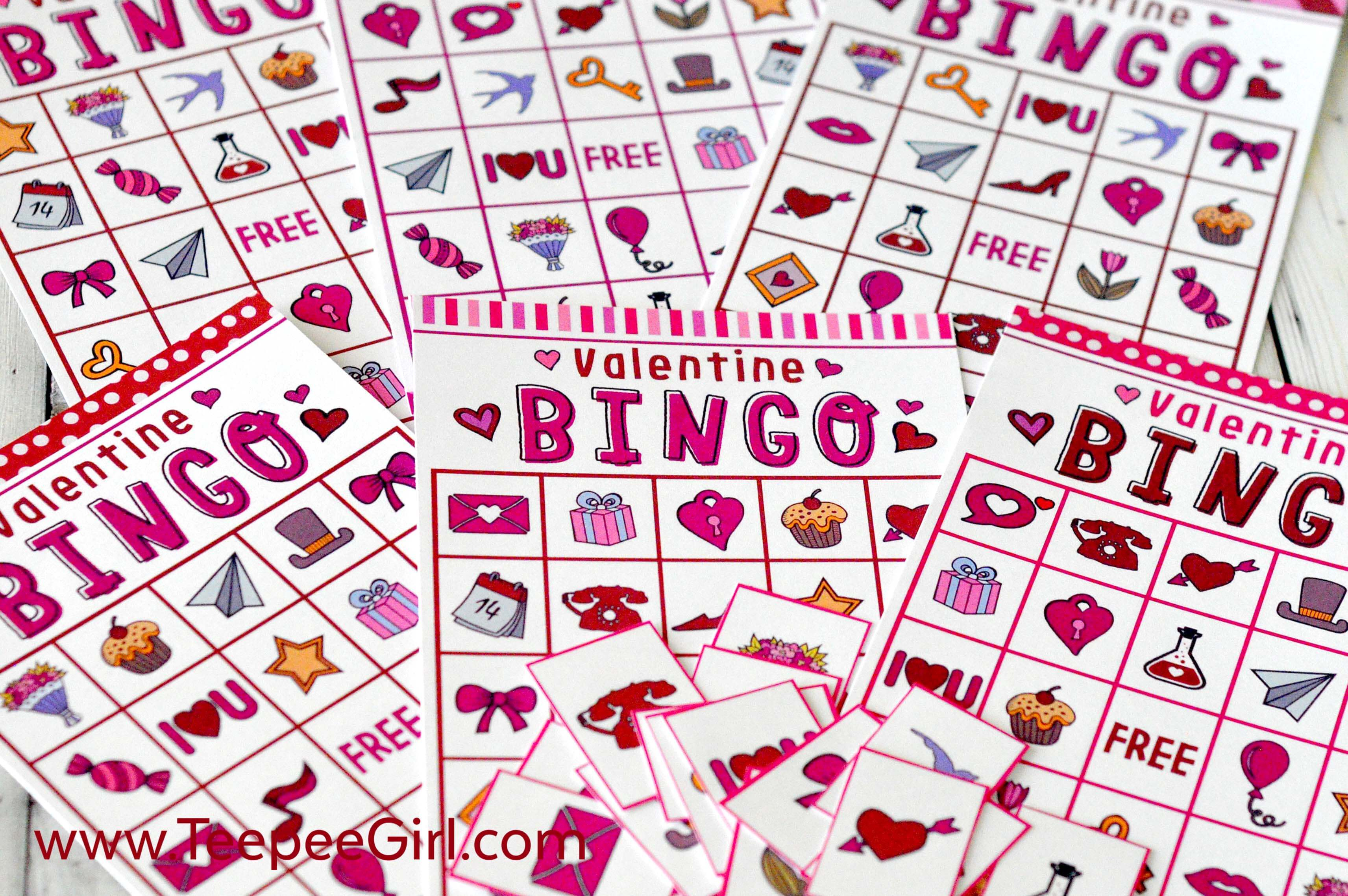 Free Valentines Day Printable Bingo Game - Free Bingo Printable