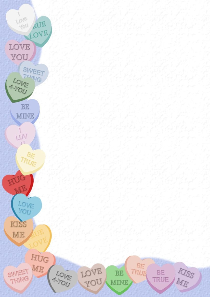 Free Valentines Stationery Paper | Stationery Theme Free Digital - Free Printable Cloud Stationery