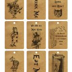 Free Vintage Alice In Wonderland Printable Tags | Maggies 5Th   Free Vintage Alice In Wonderland Printables