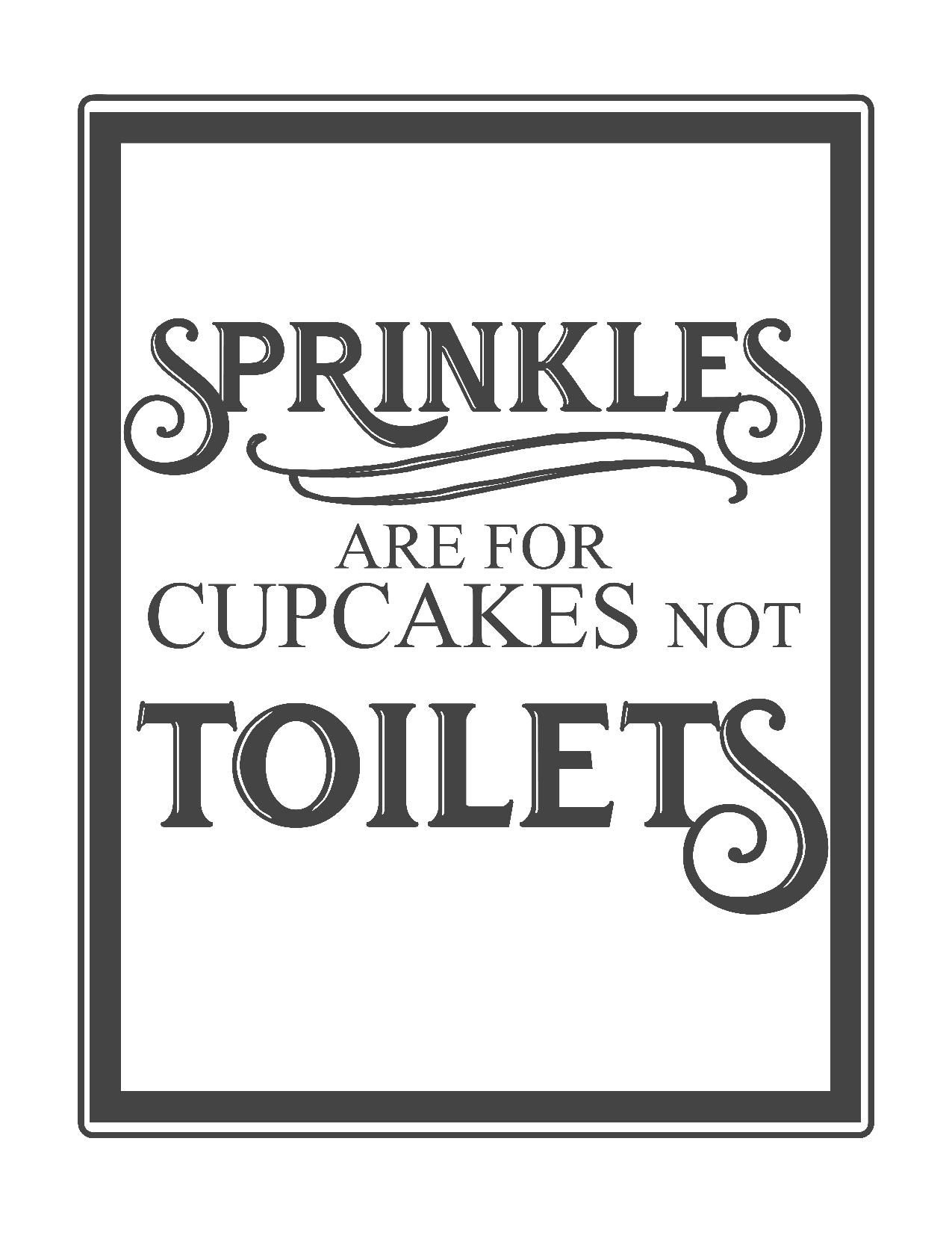 Free Vintage Bathroom Printables | Printables ** | Vintage Bathrooms - Free Printable Do Not Flush Signs