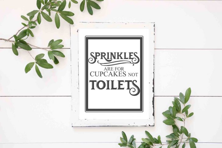 Free Printable Funny Bathroom Signs