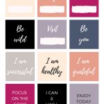 Free Vision Board Printables #visionboard #freedownload | Staying   Free Weight Loss Vision Board Printables