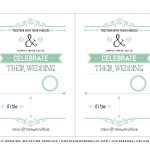 Free Wedding Invitation Template | Mountainmodernlife   Free Wedding Printables Templates