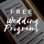 Free Wedding Program Templates | Wedding | Wedding Program Template   Free Wedding Printables Templates