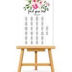 Free Wedding Seating Chart Printable   Free Printable Wedding Seating Plan