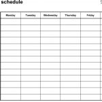 Free Weekly Schedule Templates For Pdf   18 Templates   Free Printable Appointment Sheets