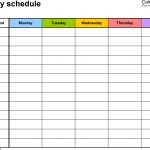Free Weekly Schedule Templates For Word   18 Templates   Free Printable Weekly Appointment Sheets