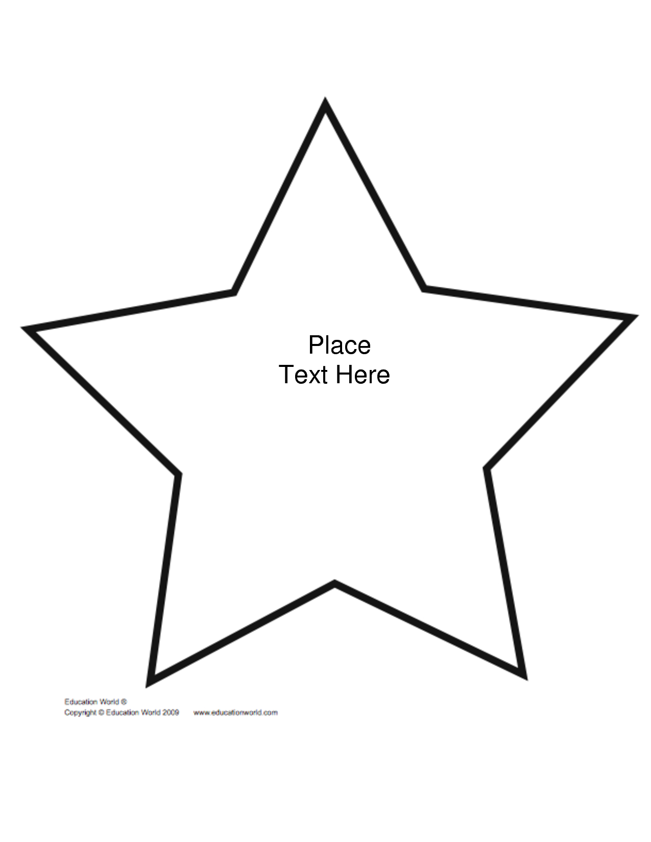 Free+Printable+Star+Shape+Templates | Biblical Preschool Lessons - Large Printable Shapes Free